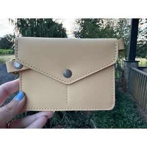 VANILLA Passport Holder Portland Leather Passport Holder Clutch Wristlet Wallet